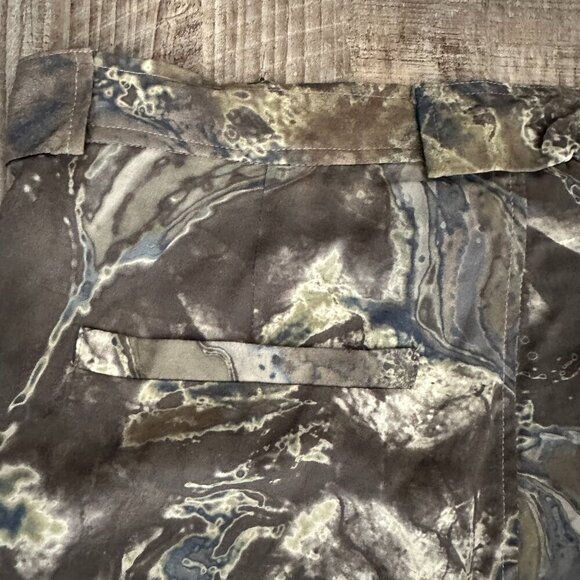 Emerson Fry Fold Pants 100% Viscose Marble Print Women's Size 28 x 30" - Picture 11 of 14